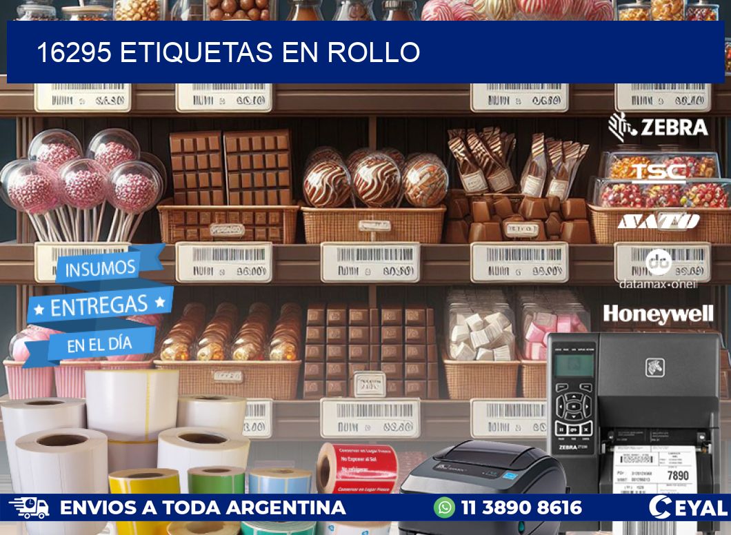 16295 ETIQUETAS EN ROLLO
