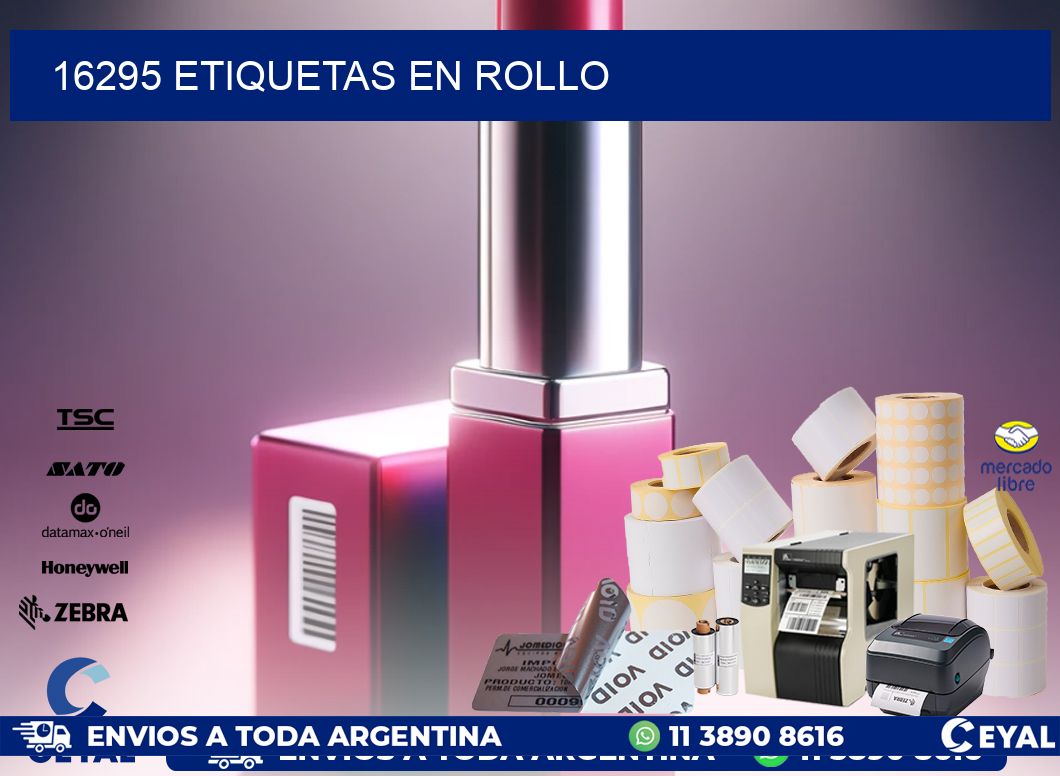 16295 ETIQUETAS EN ROLLO