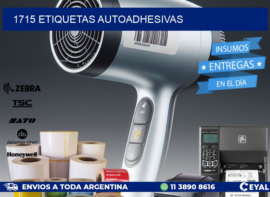 1715 ETIQUETAS AUTOADHESIVAS