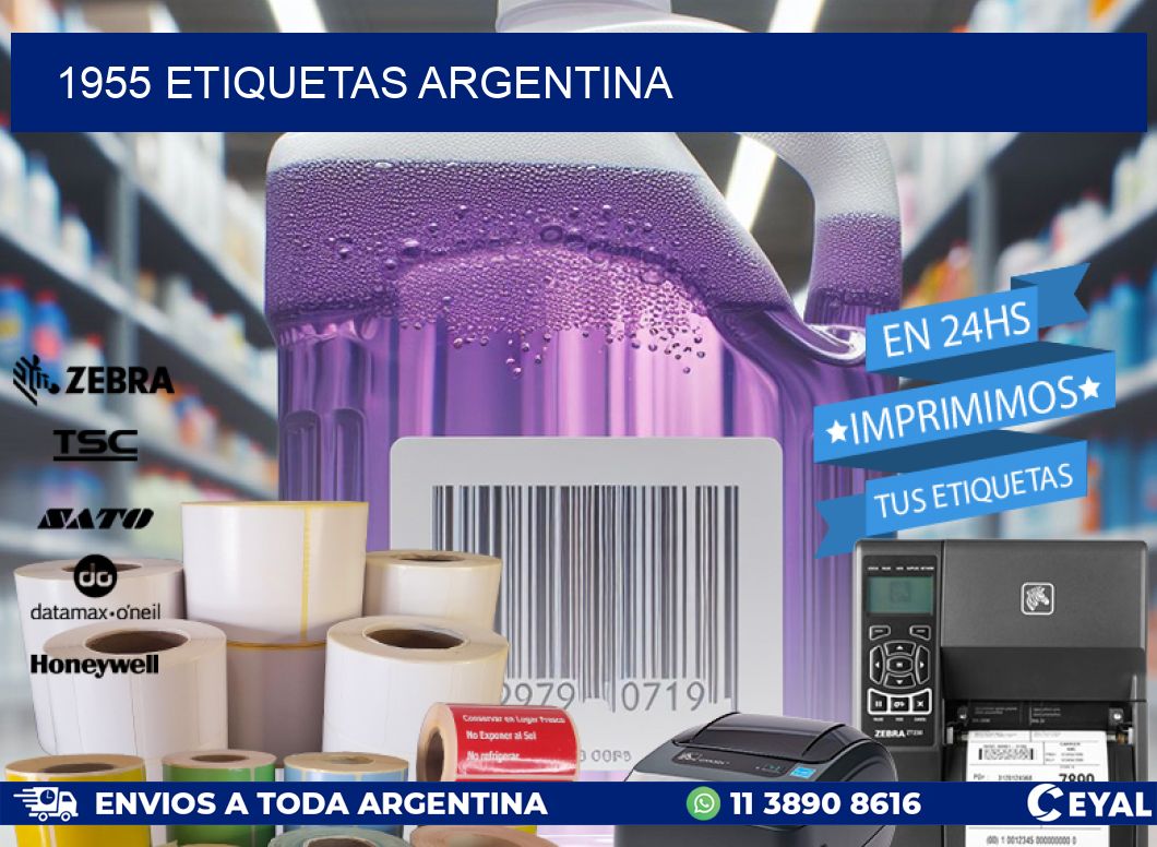 1955 ETIQUETAS ARGENTINA