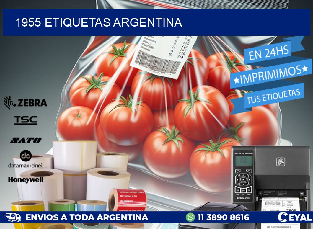 1955 ETIQUETAS ARGENTINA