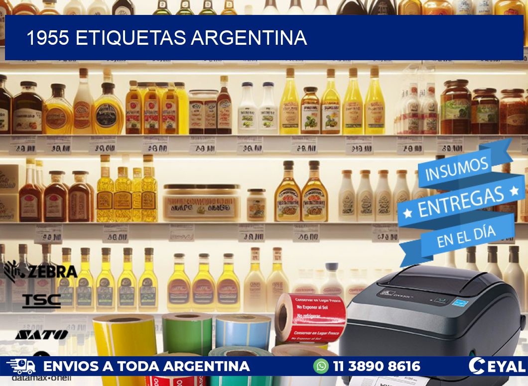 1955 ETIQUETAS ARGENTINA