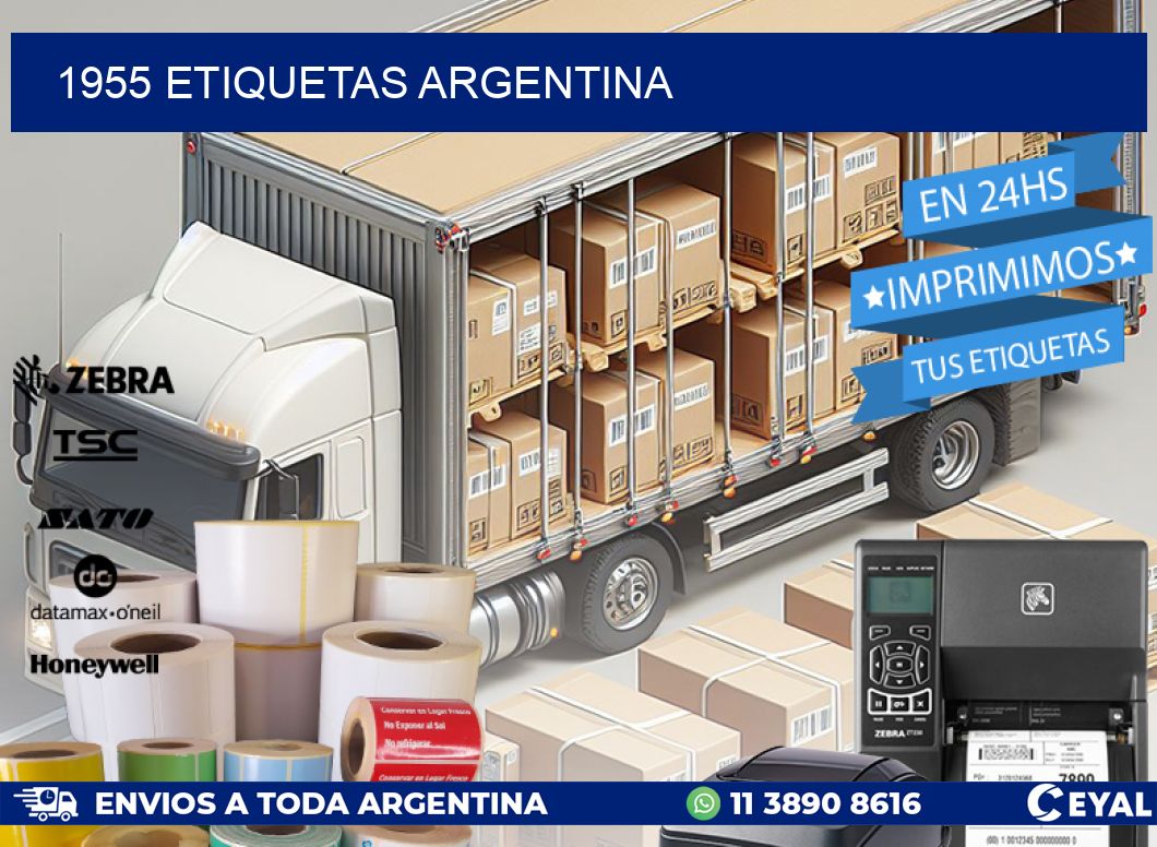 1955 ETIQUETAS ARGENTINA