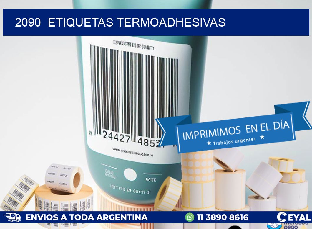 2090  ETIQUETAS TERMOADHESIVAS