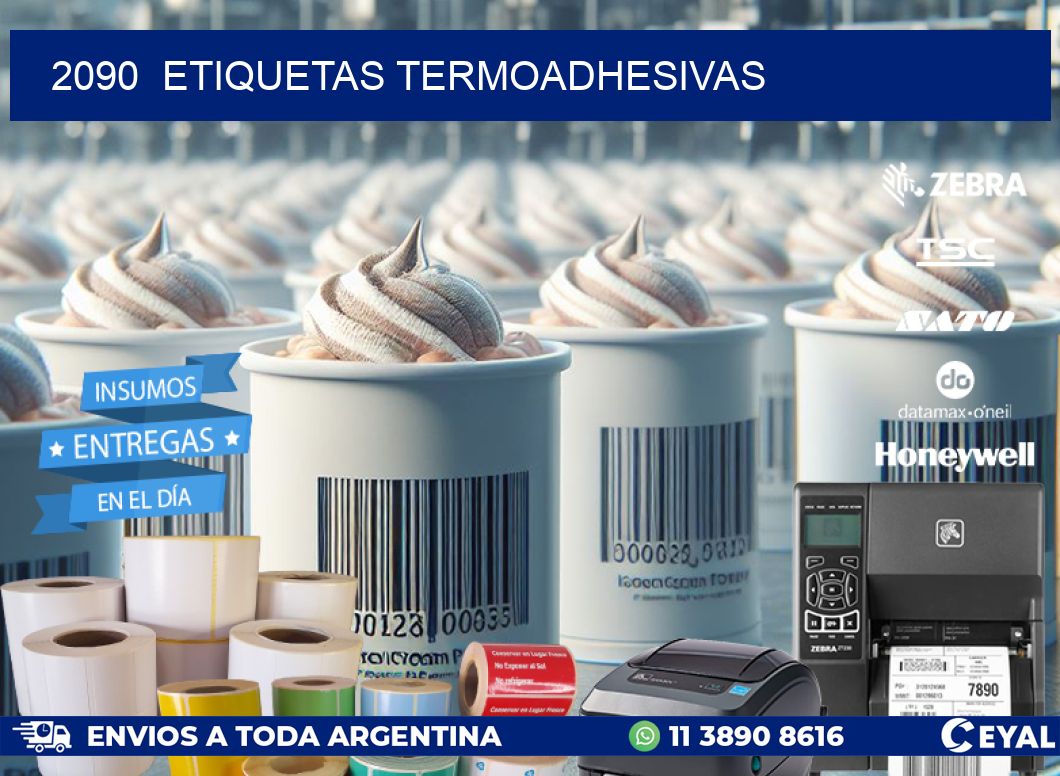 2090  ETIQUETAS TERMOADHESIVAS