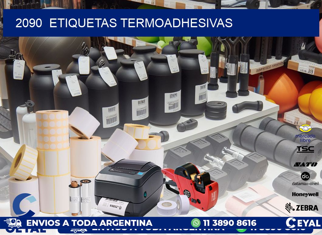 2090  ETIQUETAS TERMOADHESIVAS