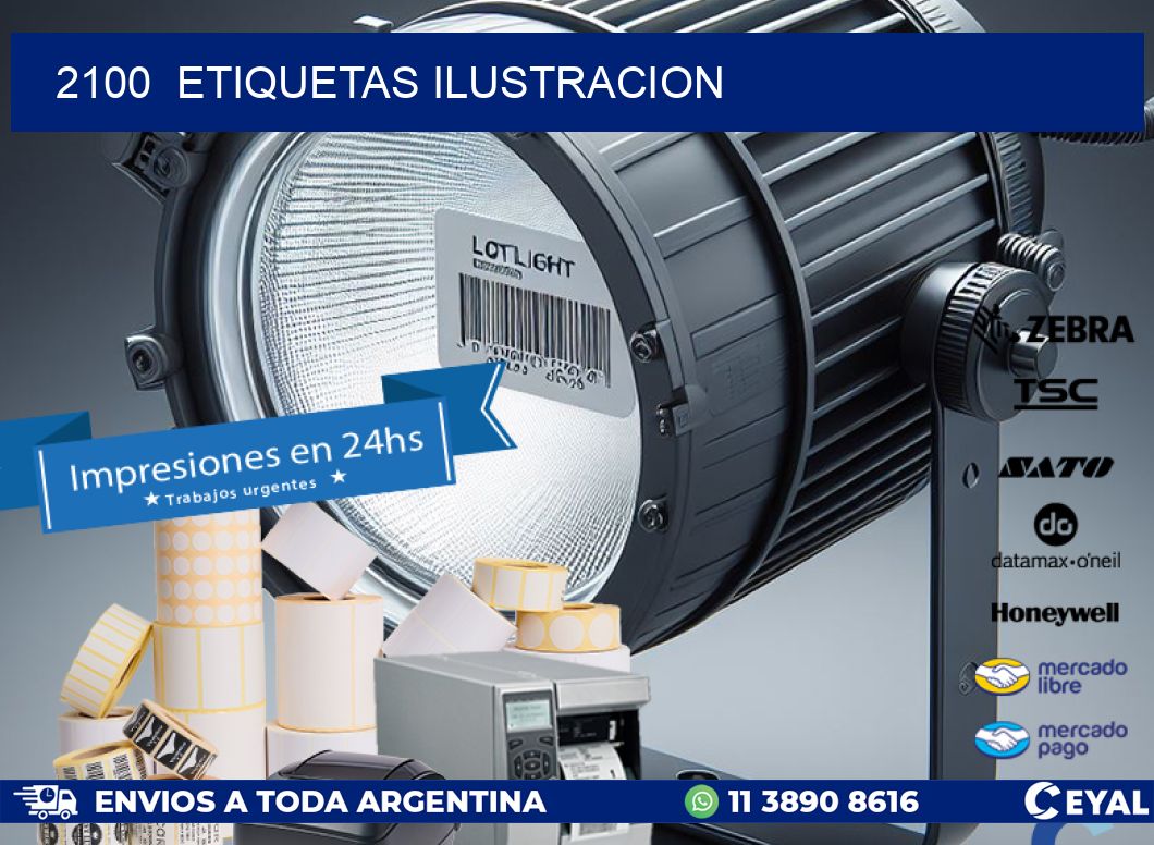 2100  ETIQUETAS ILUSTRACION