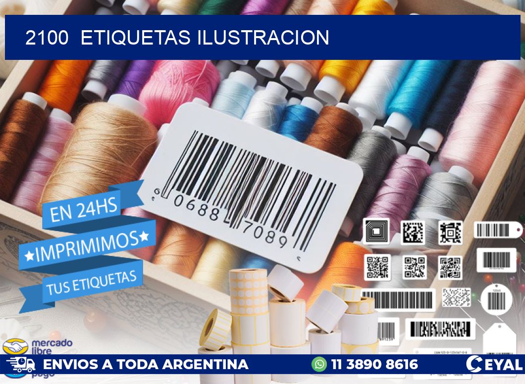 2100  ETIQUETAS ILUSTRACION