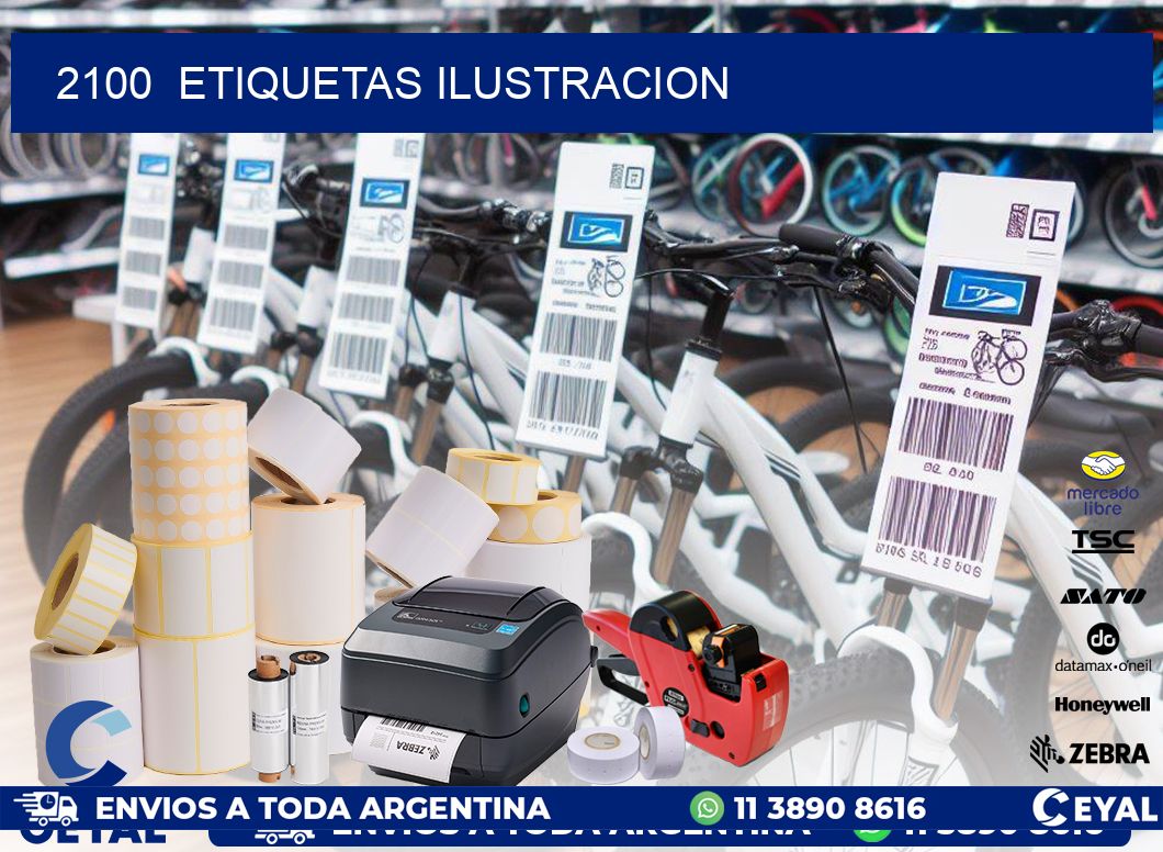 2100  ETIQUETAS ILUSTRACION