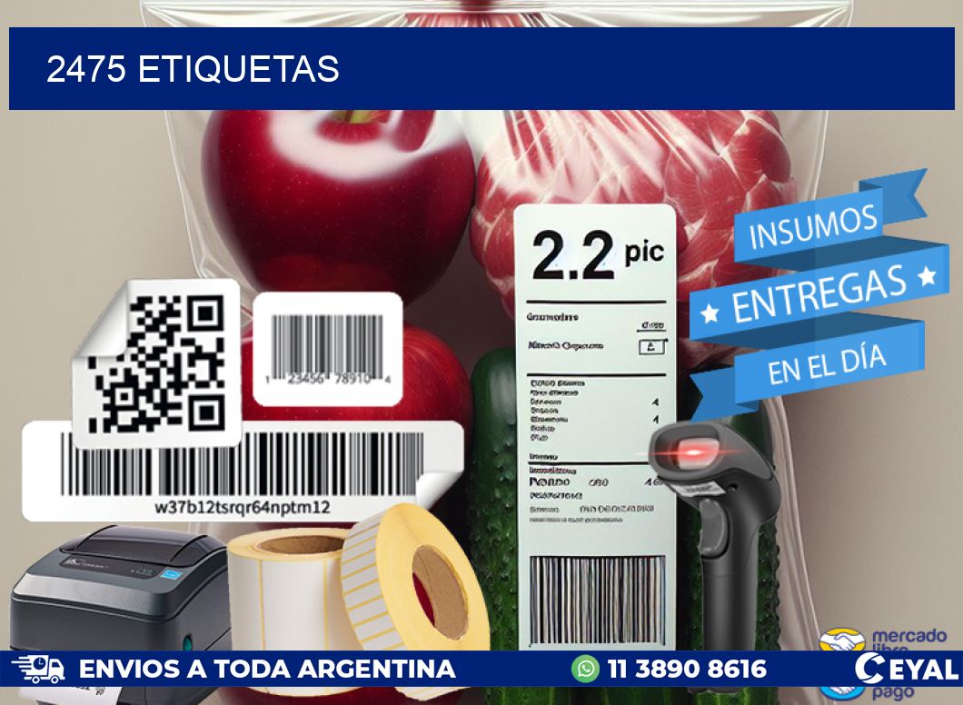 2475 ETIQUETAS