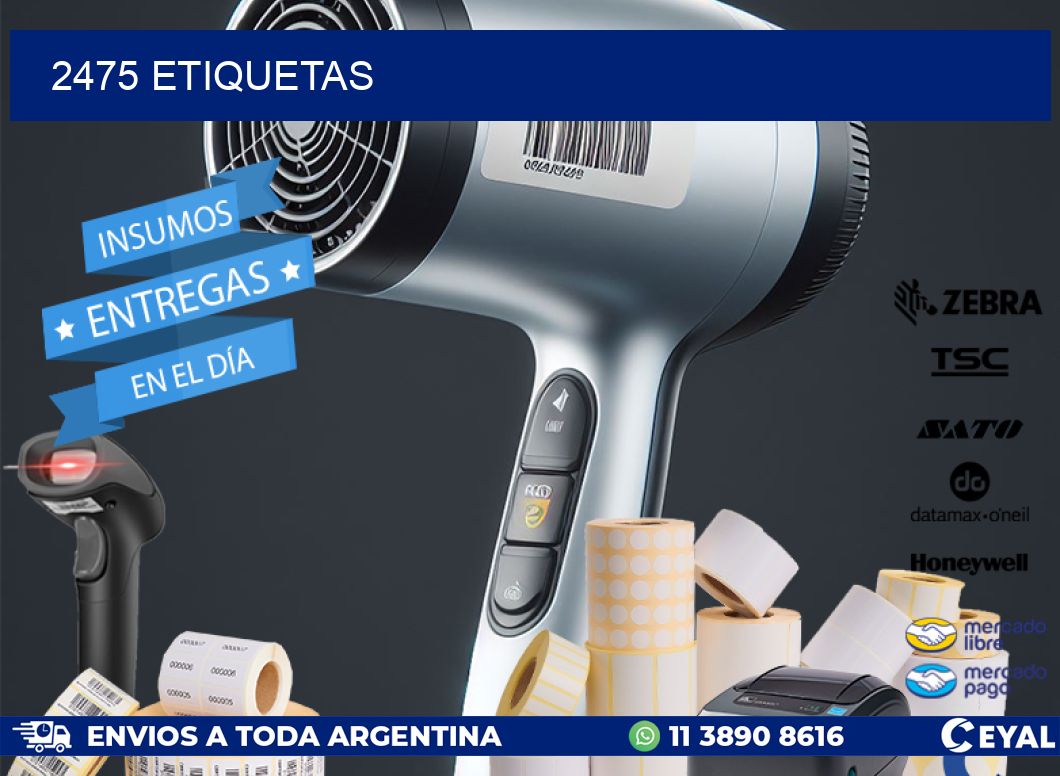 2475 ETIQUETAS