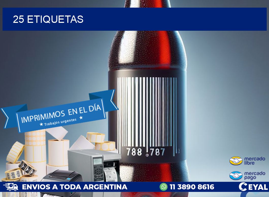 25 ETIQUETAS