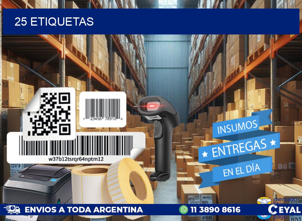 25 ETIQUETAS
