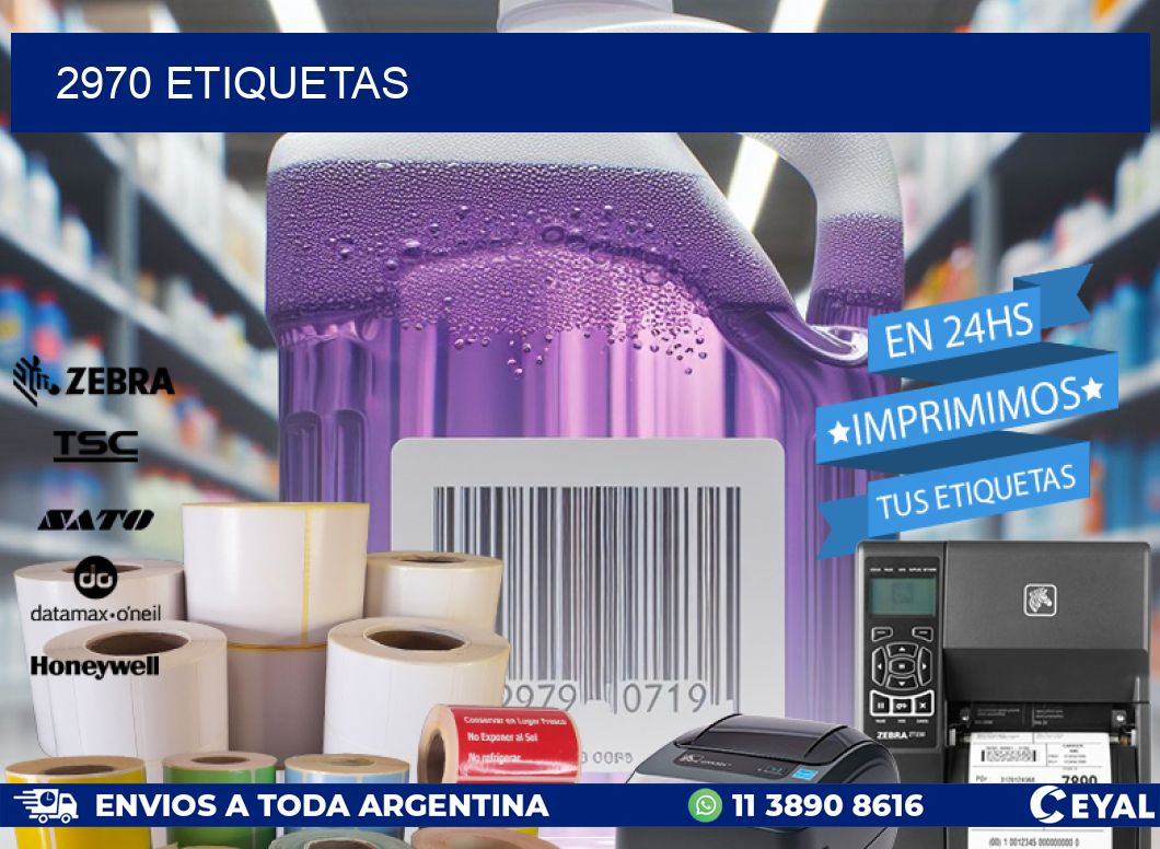 2970 ETIQUETAS