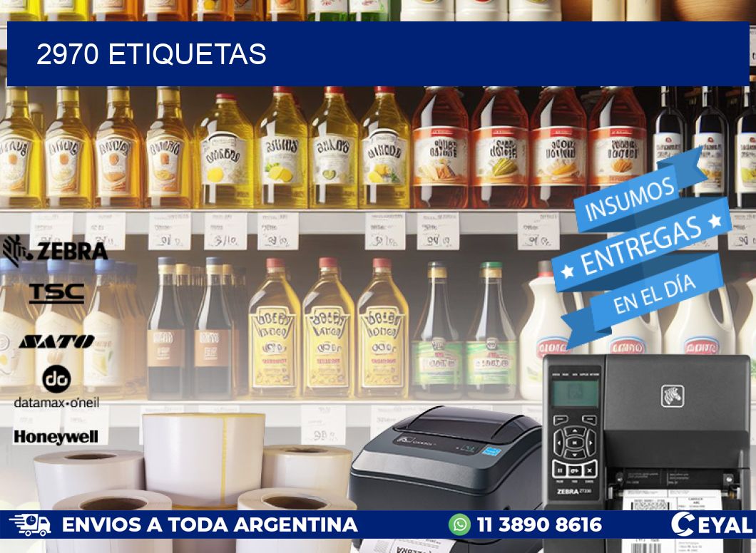 2970 ETIQUETAS