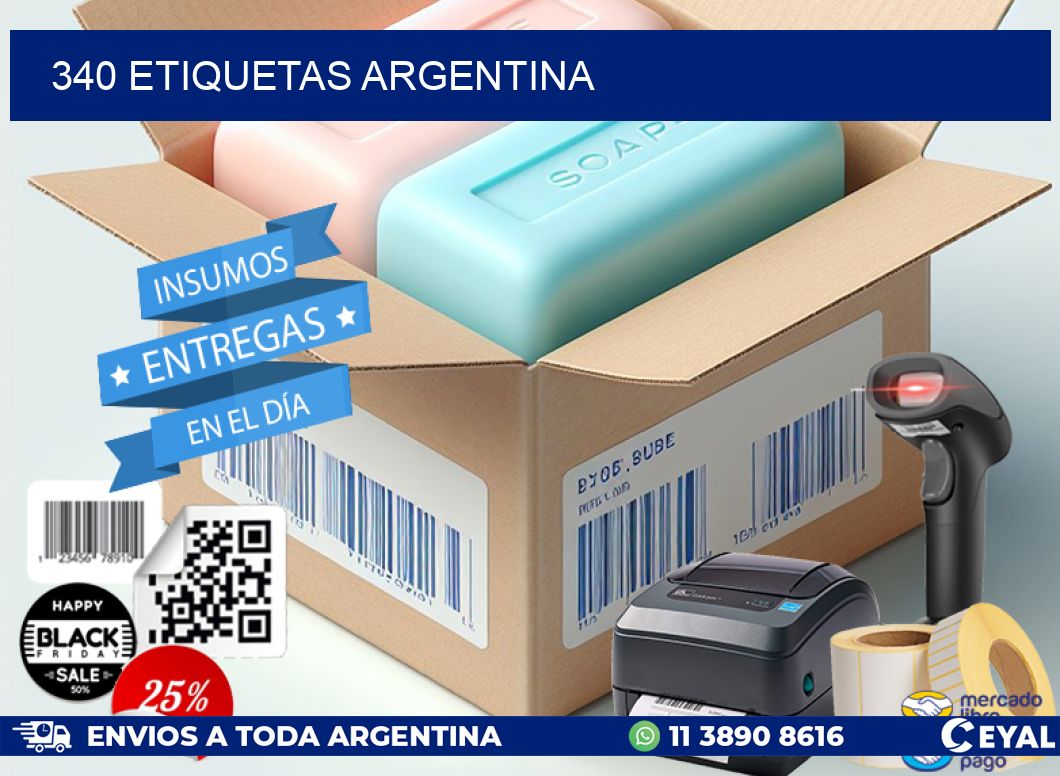 340 ETIQUETAS ARGENTINA