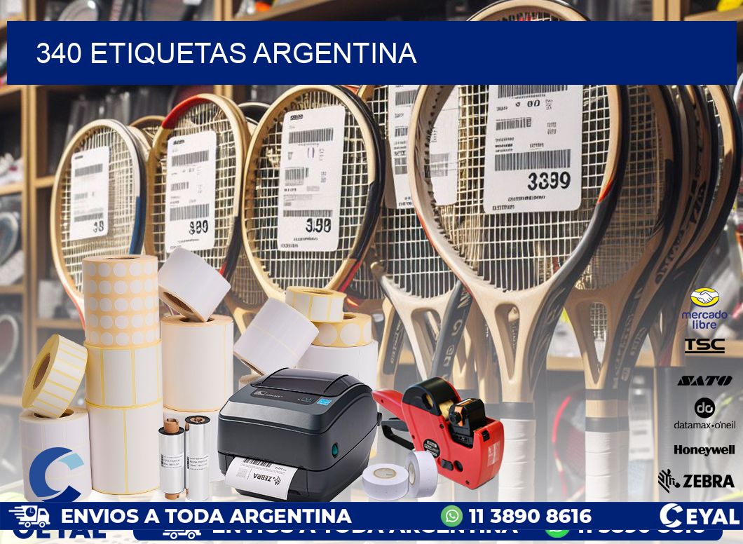 340 ETIQUETAS ARGENTINA