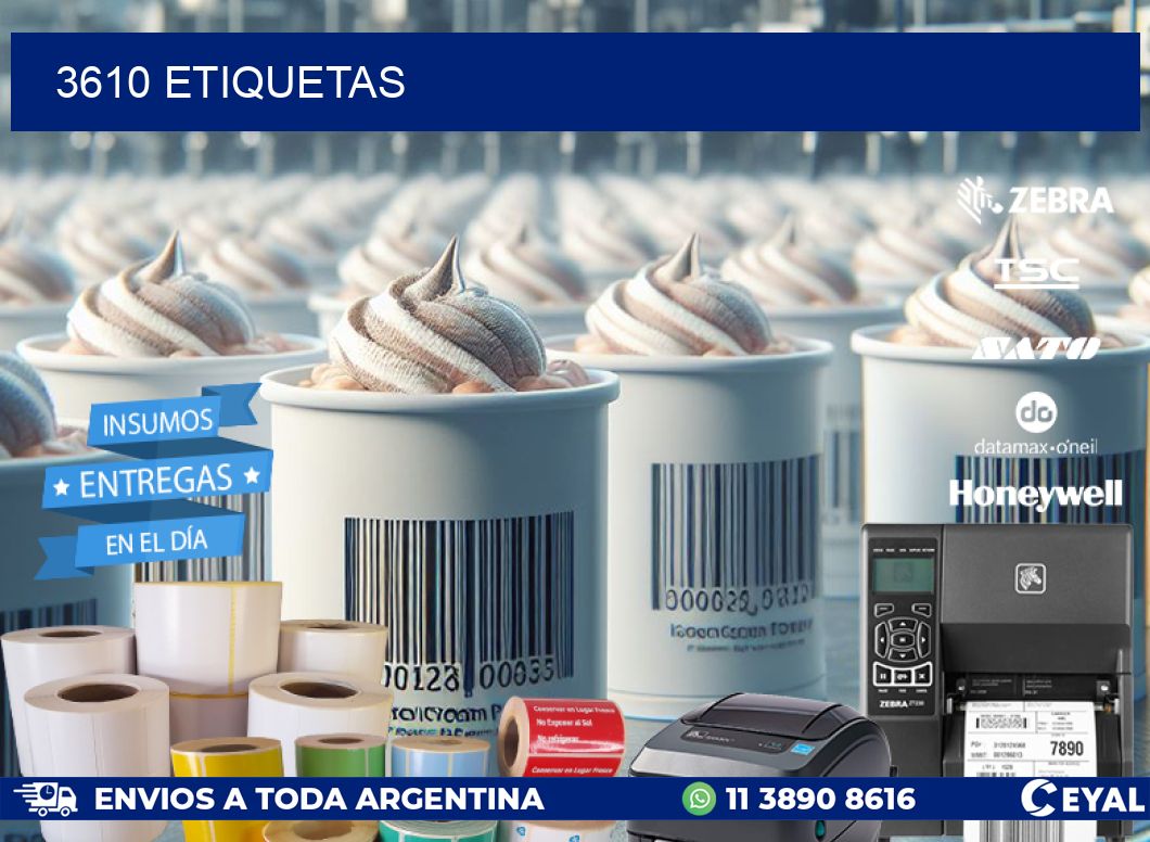 3610 ETIQUETAS