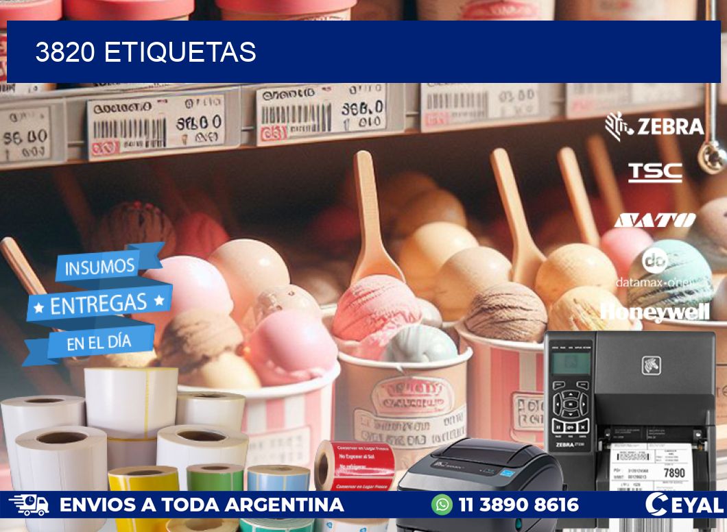 3820 ETIQUETAS