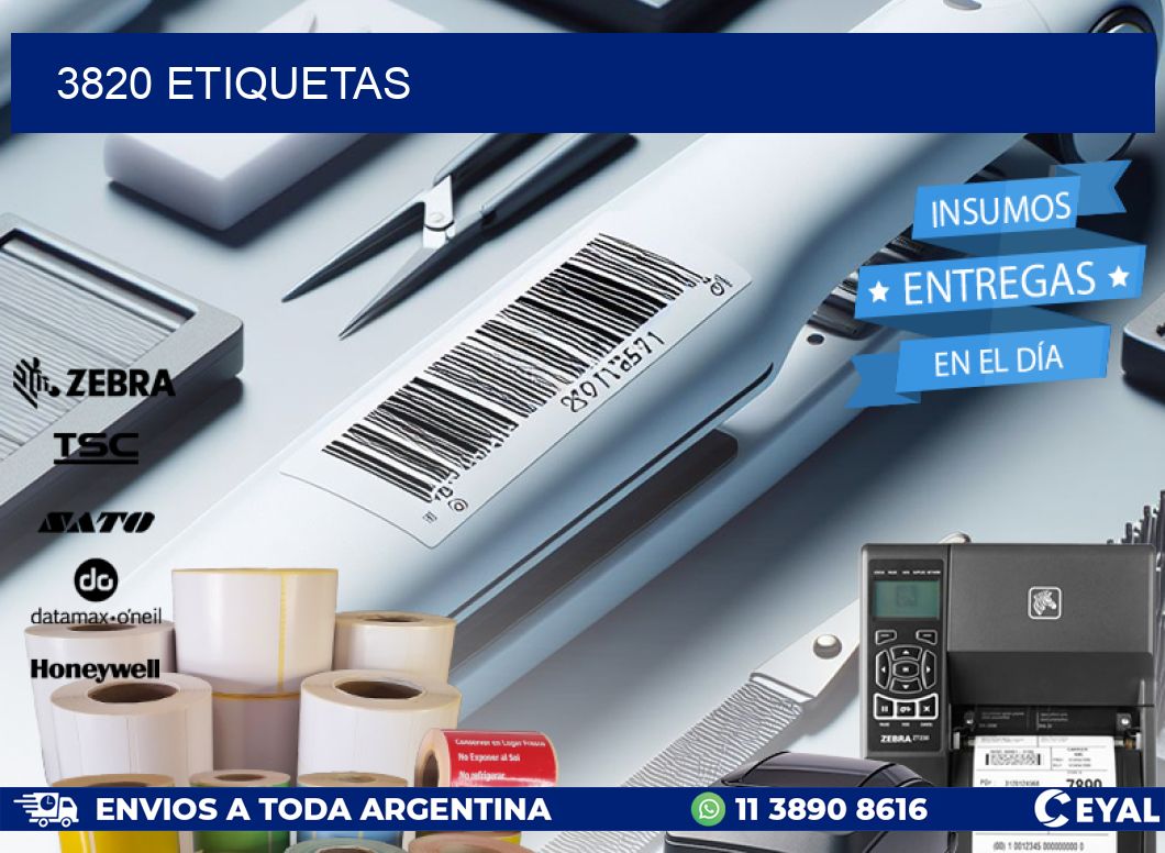 3820 ETIQUETAS