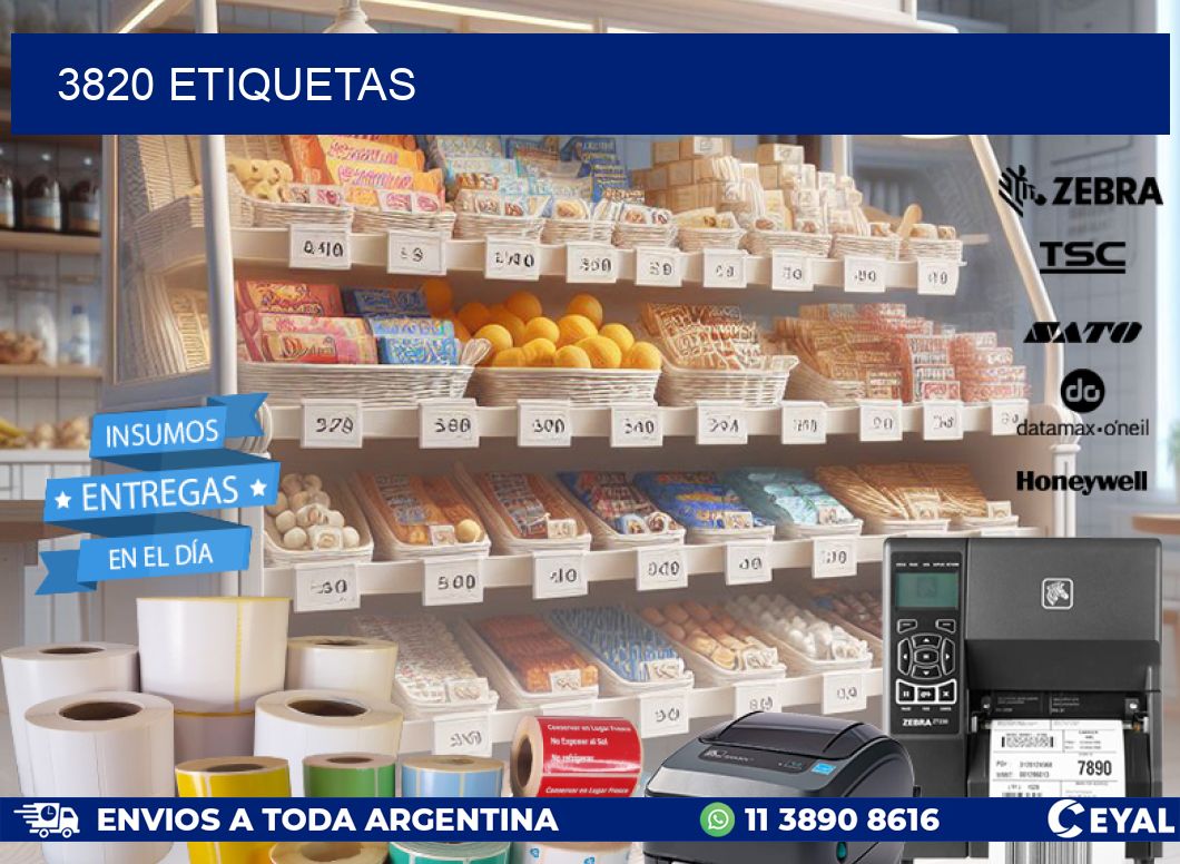 3820 ETIQUETAS