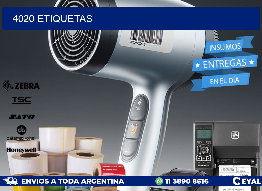 4020 ETIQUETAS