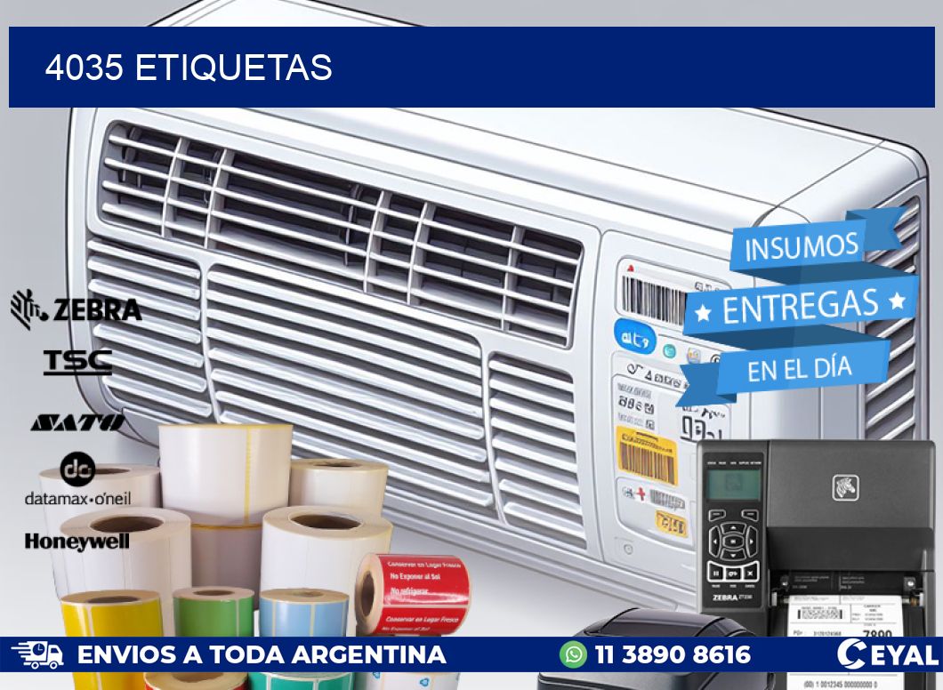 4035 ETIQUETAS