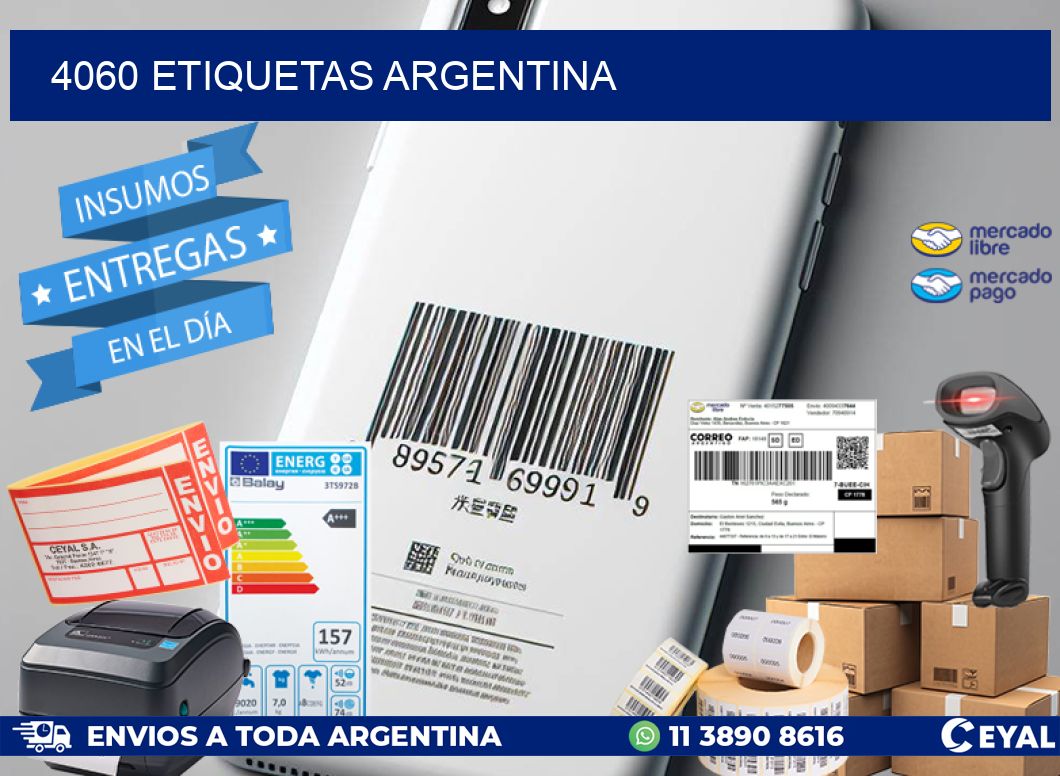4060 ETIQUETAS ARGENTINA