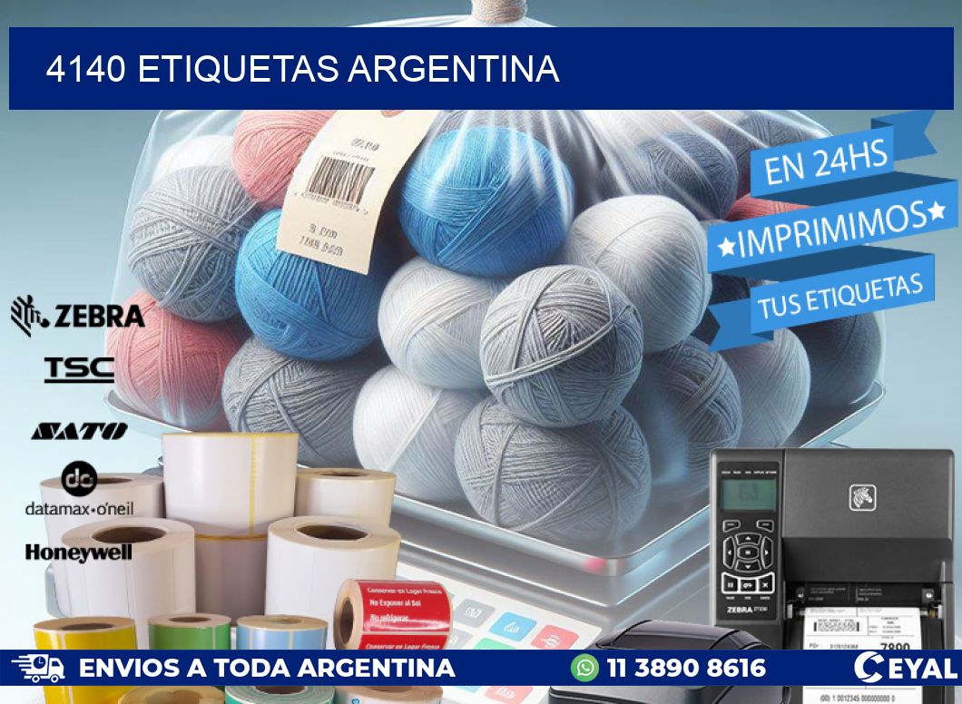 4140 ETIQUETAS ARGENTINA