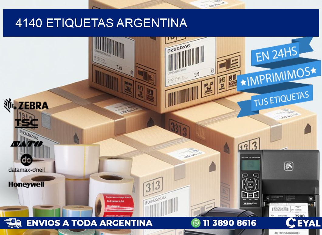 4140 ETIQUETAS ARGENTINA