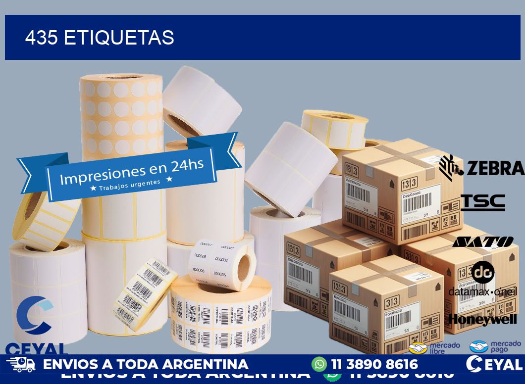 435 ETIQUETAS