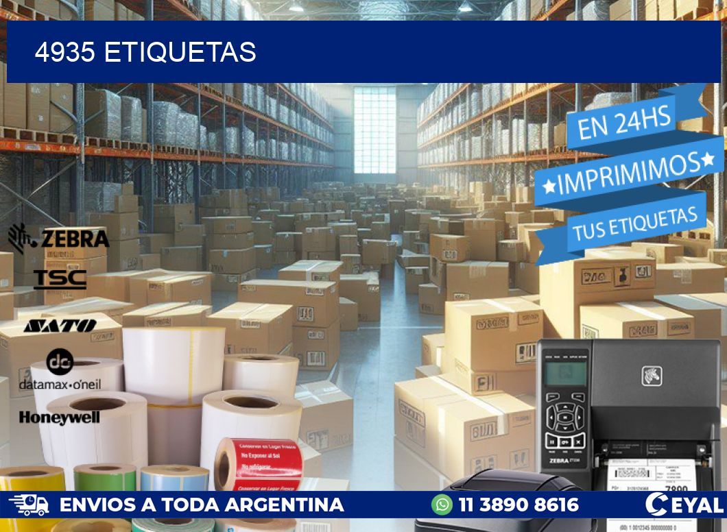 4935 ETIQUETAS