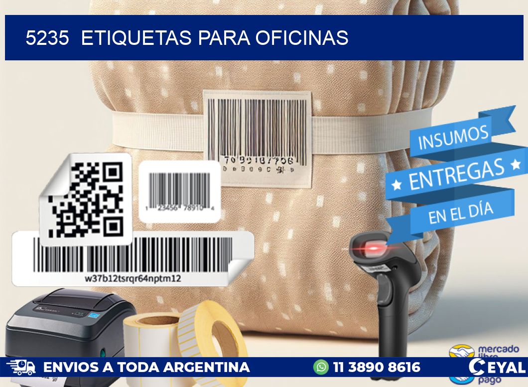 5235  ETIQUETAS PARA OFICINAS