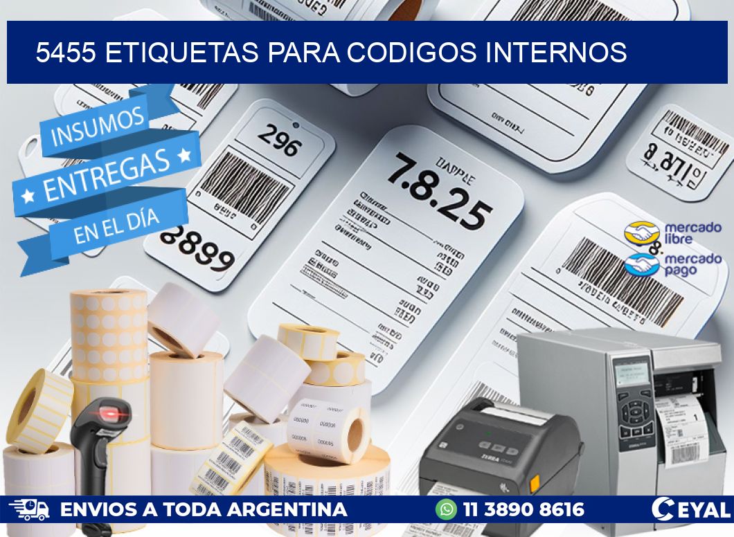 5455 ETIQUETAS PARA CODIGOS INTERNOS