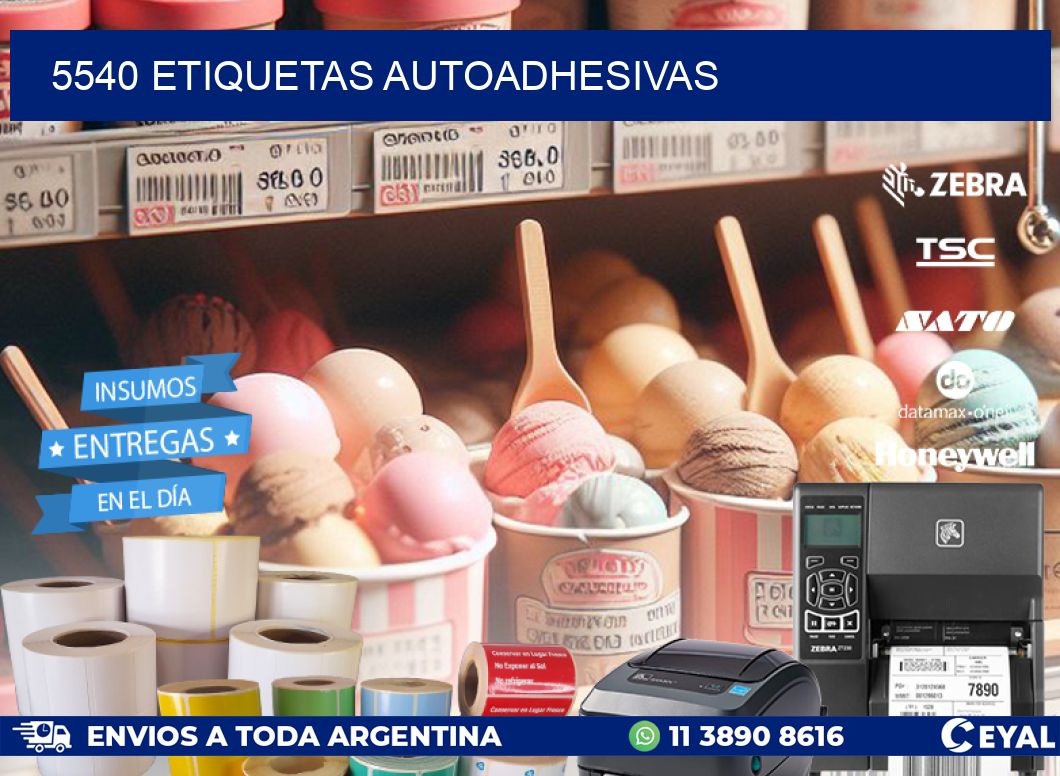 5540 ETIQUETAS AUTOADHESIVAS