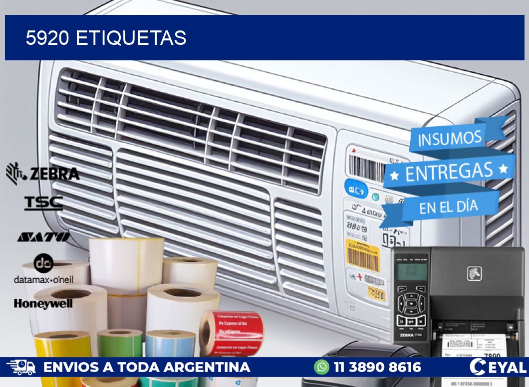 5920 ETIQUETAS