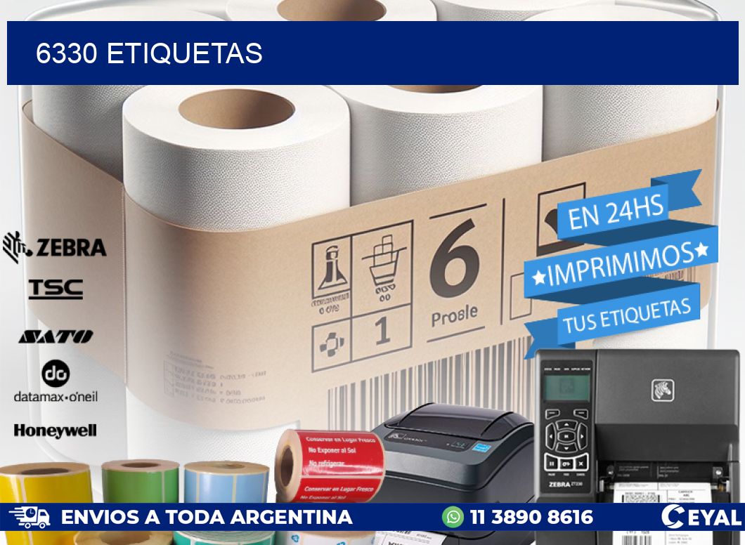 6330 ETIQUETAS