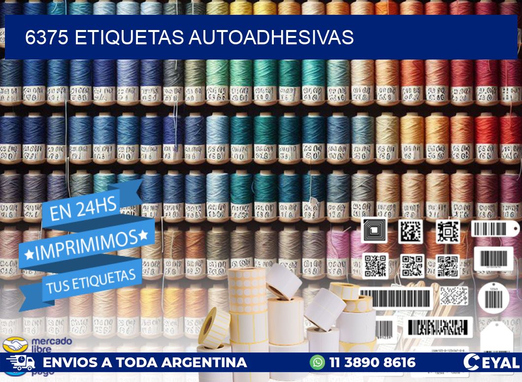 6375 ETIQUETAS AUTOADHESIVAS