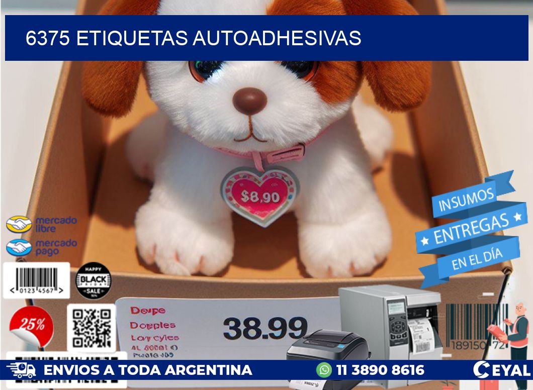 6375 ETIQUETAS AUTOADHESIVAS