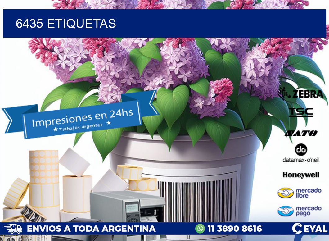 6435 ETIQUETAS