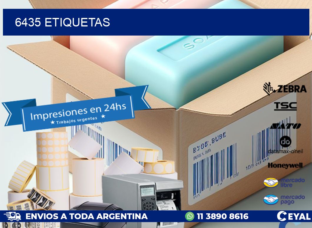 6435 ETIQUETAS
