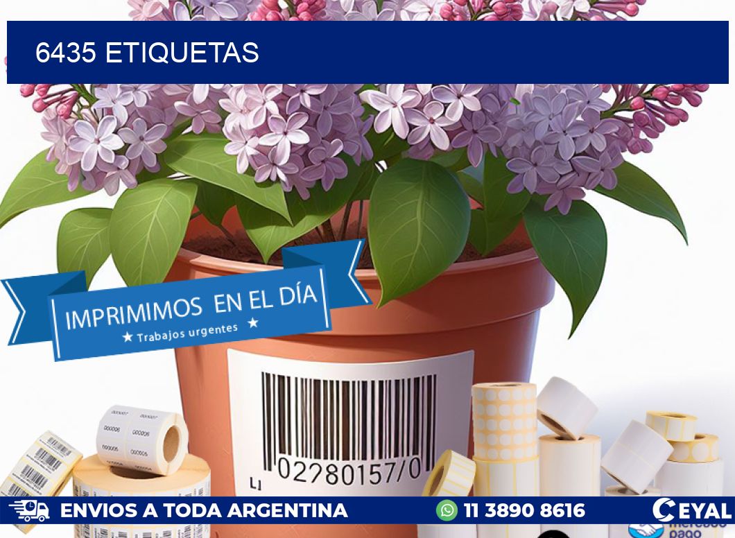 6435 ETIQUETAS