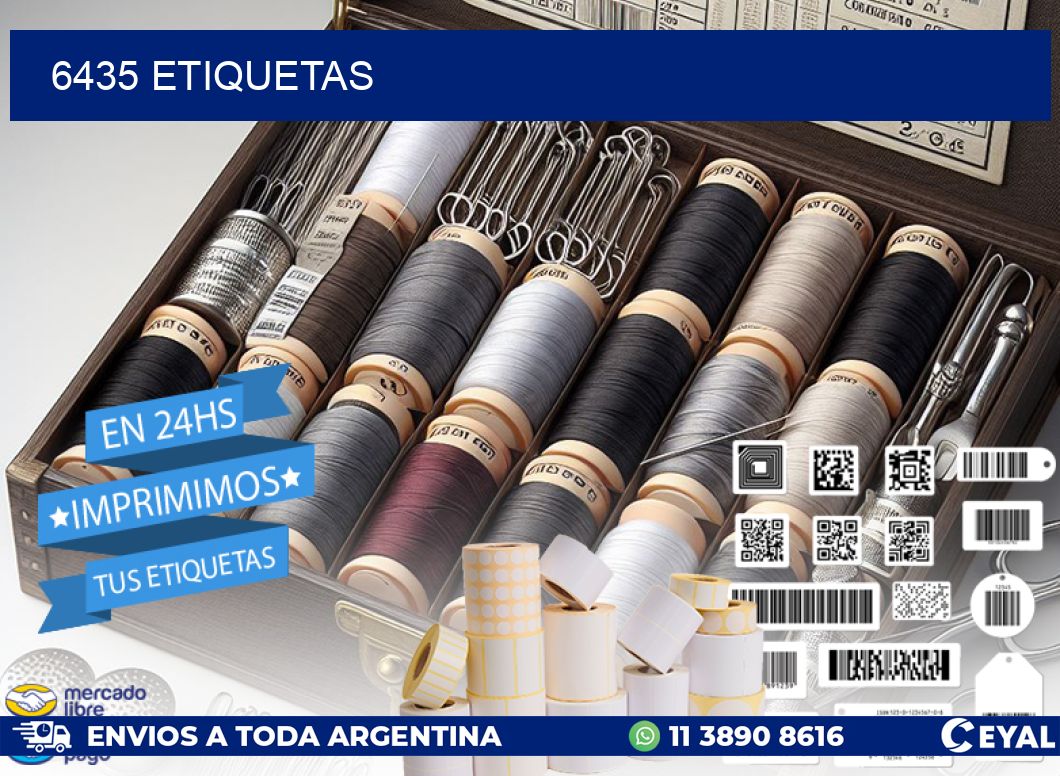 6435 ETIQUETAS