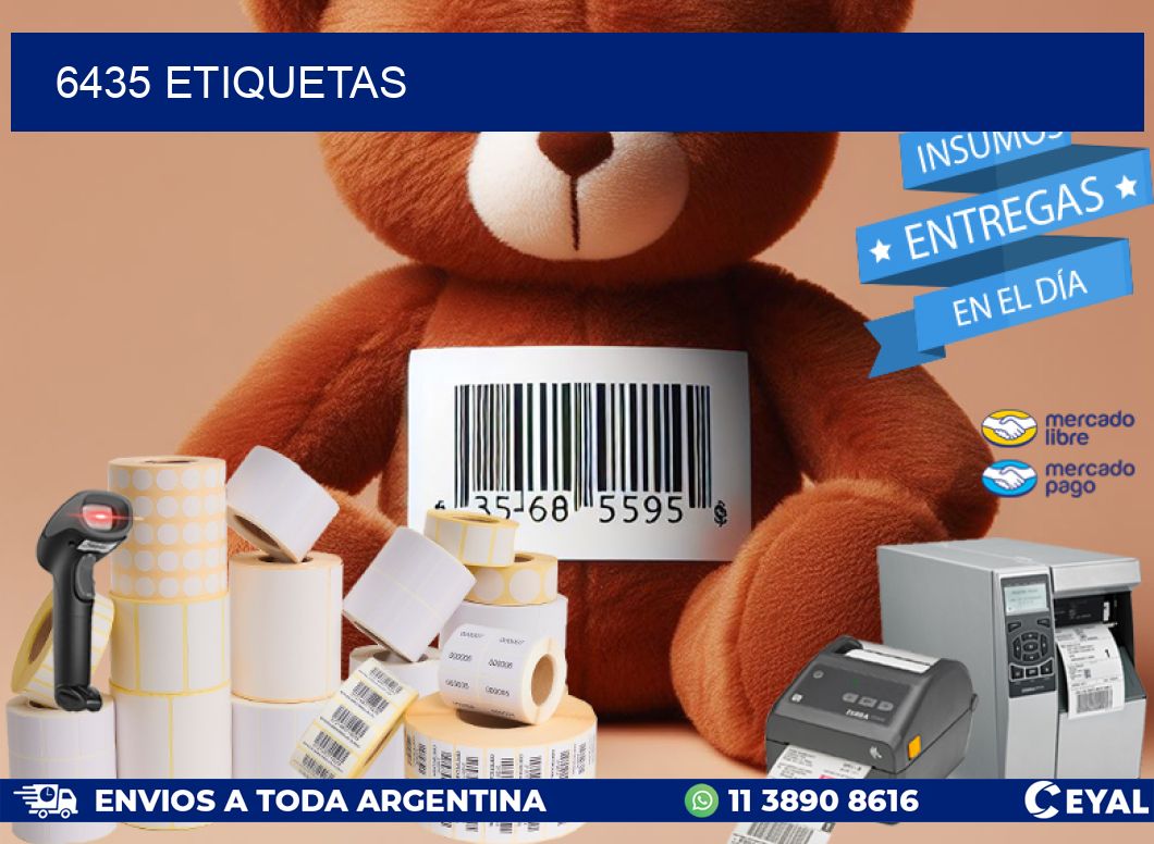 6435 ETIQUETAS