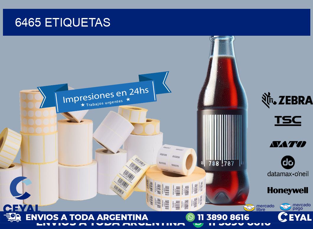 6465 ETIQUETAS