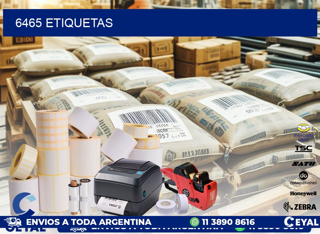 6465 ETIQUETAS