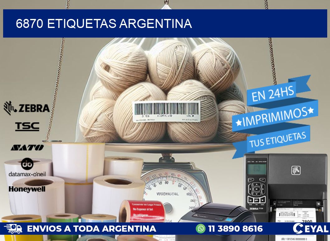 6870 ETIQUETAS ARGENTINA