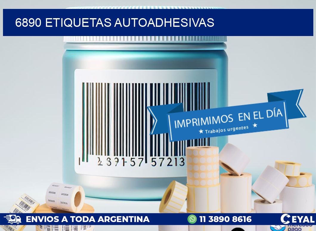 6890 ETIQUETAS AUTOADHESIVAS