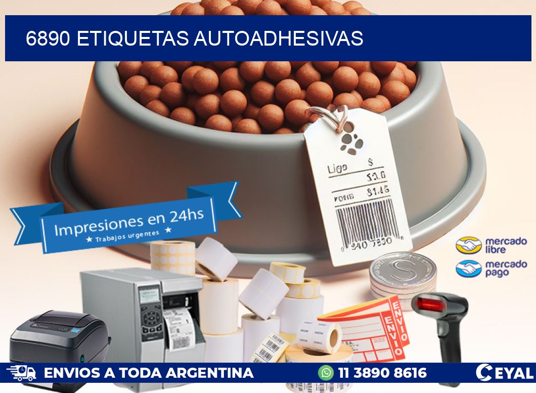 6890 ETIQUETAS AUTOADHESIVAS