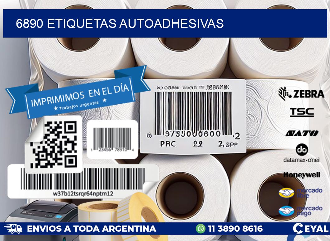 6890 ETIQUETAS AUTOADHESIVAS